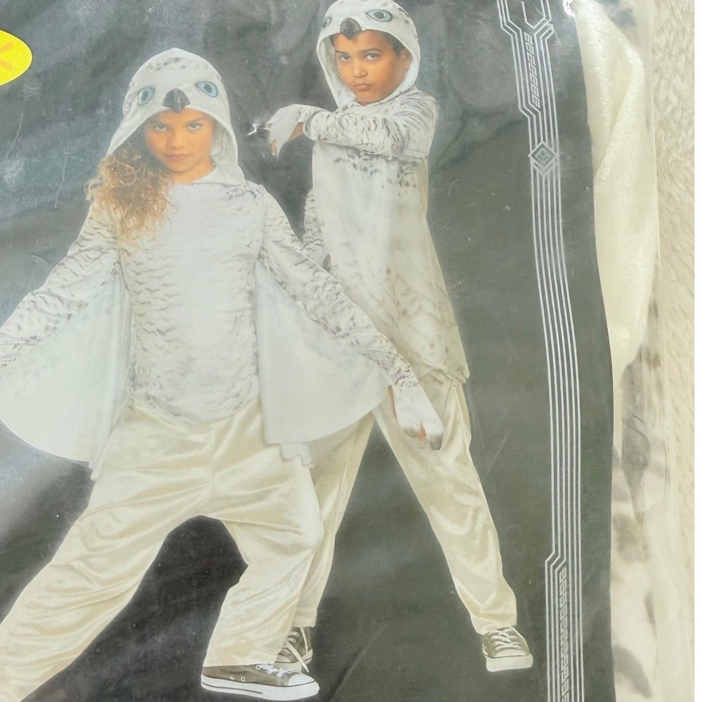 Disguise Owlbear Jumpsuit Costume Youth Size 8 White Dungeons & Dragons Deluxe - Picture 2 of 8